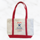 Tote Bag with Red Handles